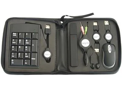 KIT PARA NOTEBOOK MOUSE, TECLADO, AURICULAR, HUB