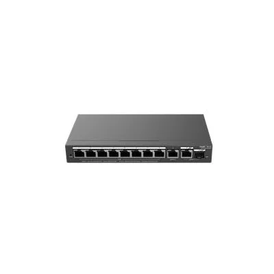 SWITCH 10P RUIJIE-REYEE RG-ES210GS-P (8 POE+) 10/100/1000Mbps ADMINISTRABLE EN LA NUBE 120W