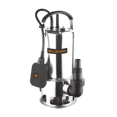 ELECTROBOMBA SUMERGIBLE SGPS750 AI 1HP PARA AGUAS TURBIAS KUSHIRO