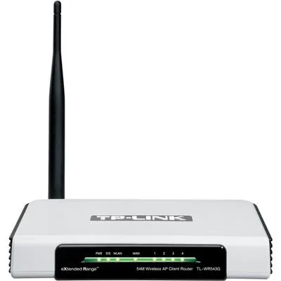 ROUTER WIRELESS TP LINK WR543G 54MB ROUTER/AP