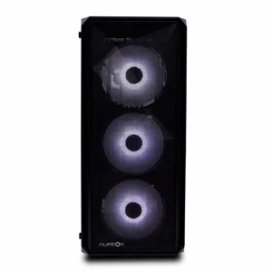 GABINETE AUREOX ARX 360G VOLANS GAMER CON TRES COOLER BLANCOS GB855