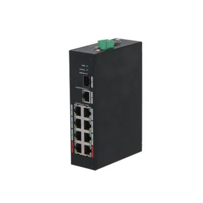 SWITCH POE 8P DAHUA X8 96W GIGABIT - DH-PFS3110-8ET-96W comercial de capa 2; 8 puertos PoE, 2 puerto