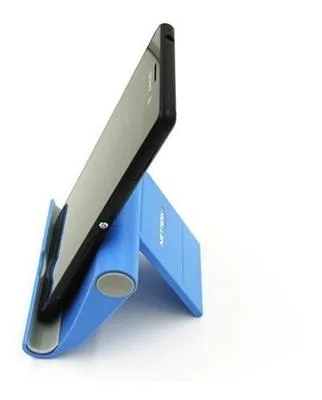 SOPORTE PORTABLE NETMAK PARA TABLET/CELULAR AZUL
