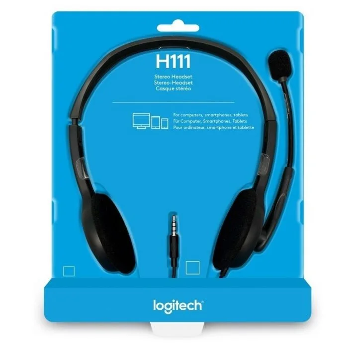 LOGITECH H111 | 1 PLUG | CON MICROFONO