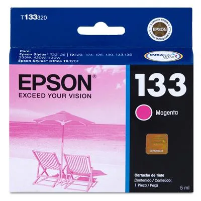 CART TINTA MAGENTA EPSON 9ML (TX22/TX25/TX120/TX123/TX125/TX420W/TX320F)