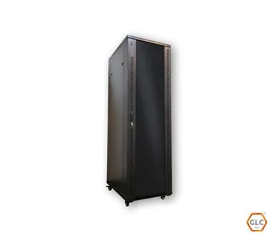 RACK 19" PROF- 800 DE 45 U DESARMADO - INCLUYE (Pta. Delantera de vidrio, Pta trasera ciega, 3 bande
