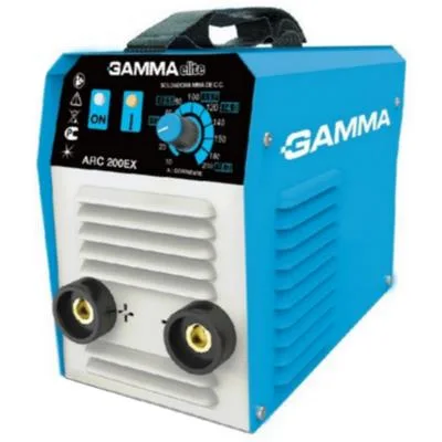 SOLDADORA ARC GAMMA 200 Rango de corriente de sold