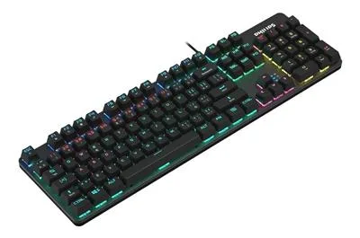 TECLADO PHILIPS G401 GAMIN MECANICO USB MIX LIGTH