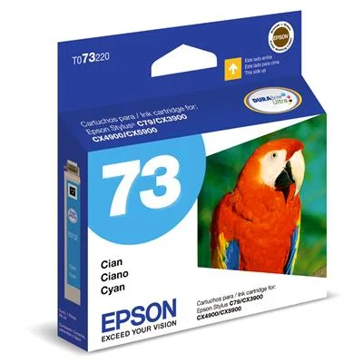 CART TINTA CYAN EPSON 12ML (C79/C92/C110/CX3900/CX4905/CX5600/CX5900/CX6900F/T23/T33/TX105/TX200/TX3