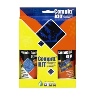 KIT LIMPIEZA COMPUTACION COMPITT E. DELTA 7 ELEMENTOS