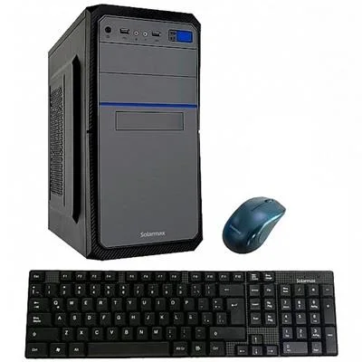 KIT GABINETE SOLARMAX CM5908KIT NEGRO FUENTE 500W