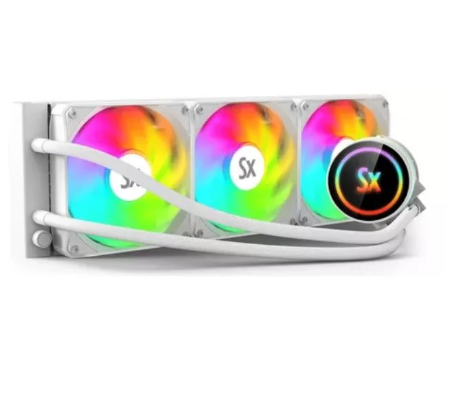 WATER COOLER SOLARMAX 360MM ARGB MODELO WC-W360 BLANCO