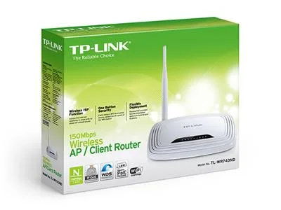 ROUTER WIRELESS TP LINK WR743ND AP+ ACCESS POINT + POE